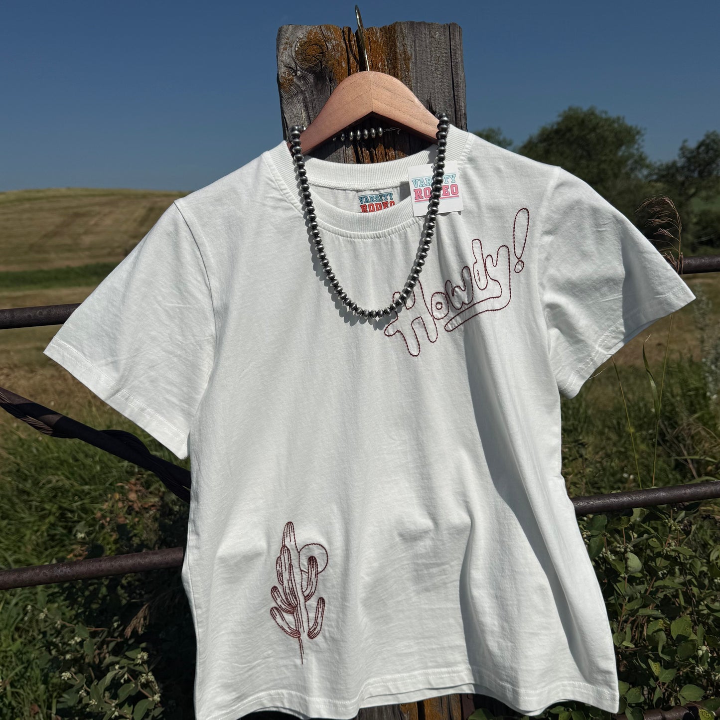 Howdy Embroidered Tee