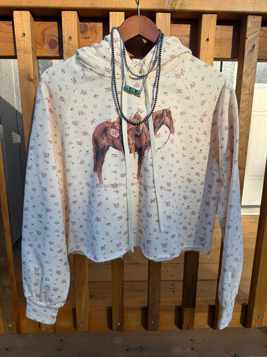 The Good Horse Floral Hoodie